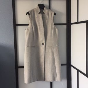 White House Black Market Long Vest